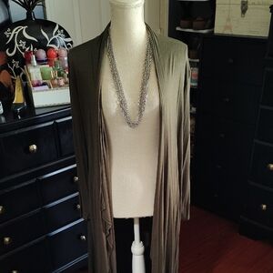 Elegant Olive Women's Cardigan